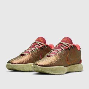 NEW! Nike LeBron XXI 21 Queen Conch Ember Glow Elemental Gold FN0708-800 Sz. 11